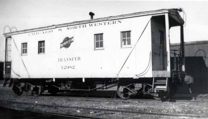 Transfer Caboose  South Oshkosh, WI
Transfer caboose used in yard service at South Oshkosh in 1934.  C&NW Historical Society Archives collection.

Keywords: Transfer Caboose  South Oshkosh, WI
